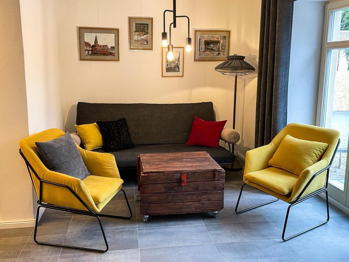Stilvolle, Zentrale Ferienwohnung Bocksbruecke Mit Parkplatz Salzwedel Esterno foto